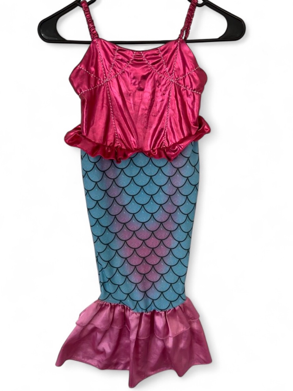 Girls' Pink & Blue Mermaid Costume - Shimmer Scale Skirt